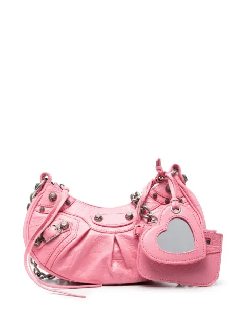 Balenciaga XS Le Cagole shoulder bag Pink 7128131VG9Y