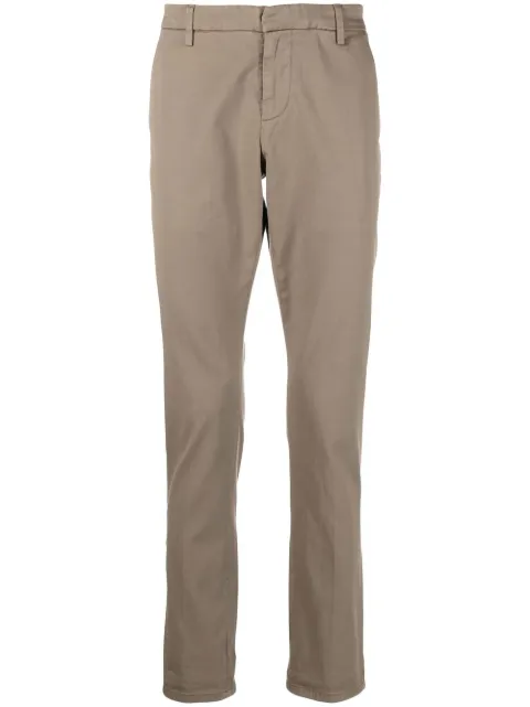DONDUP mid-rise cropped chinos Neutrals UP235GSE056BM5