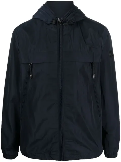 Michael Kors zip-up hooded windbreaker Blue CS3205H67F