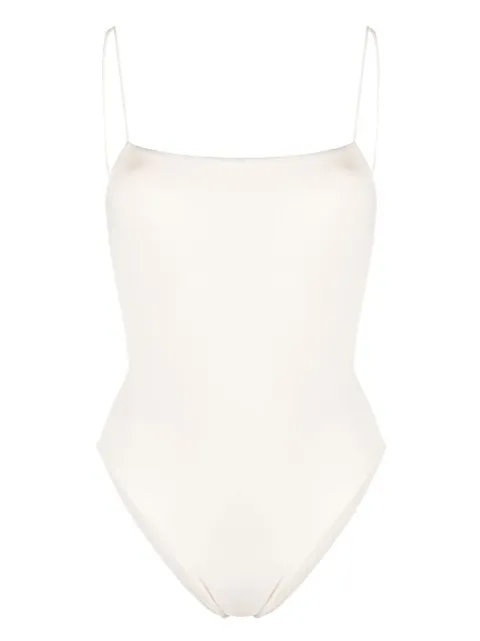 St. Agni Ziah backless swimsuit Neutrals ZW22004ECR