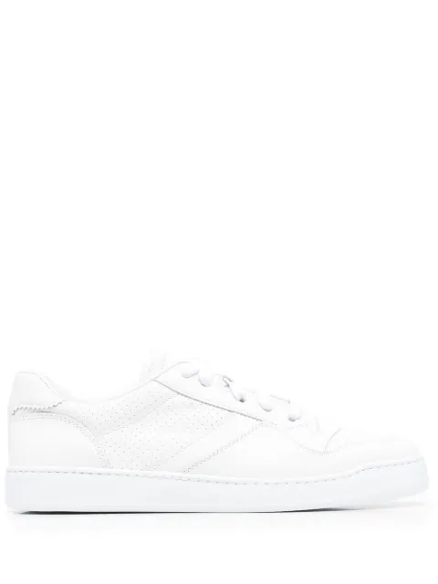 Doucal's calf-leather low-top sneakers White DU3147HUGHUY214IWOO