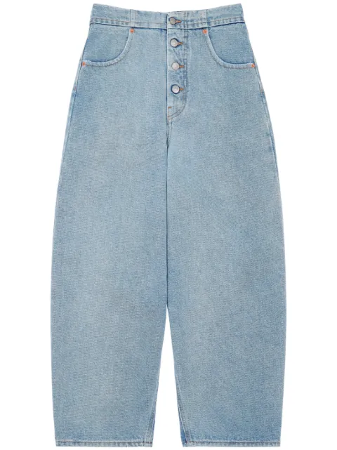 MM6 Maison Margiela mid-rise cropped jeans Blue S52LA0212S30589