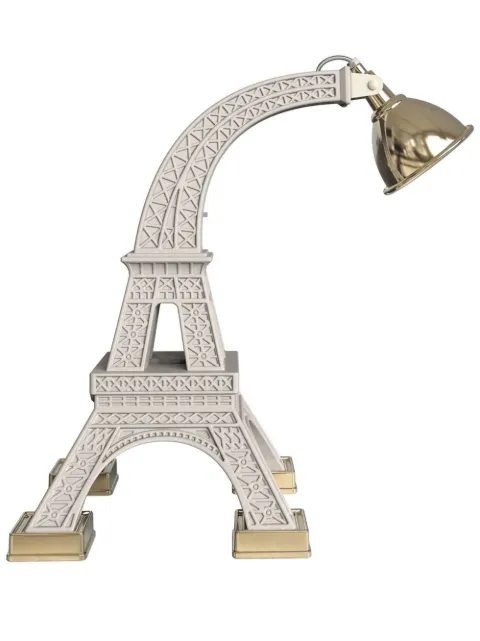 Qeeboo Paris M Eiffel Tower-motif lamp White 33001WH