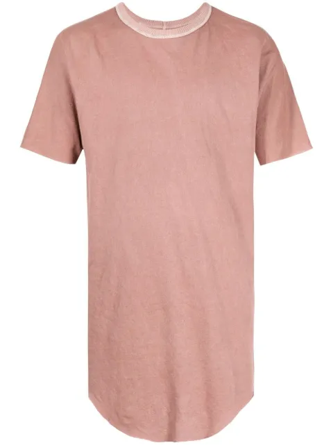 Boris Bidjan Saberi long Mellow Rose t-shirt Red TSONEPIECERF