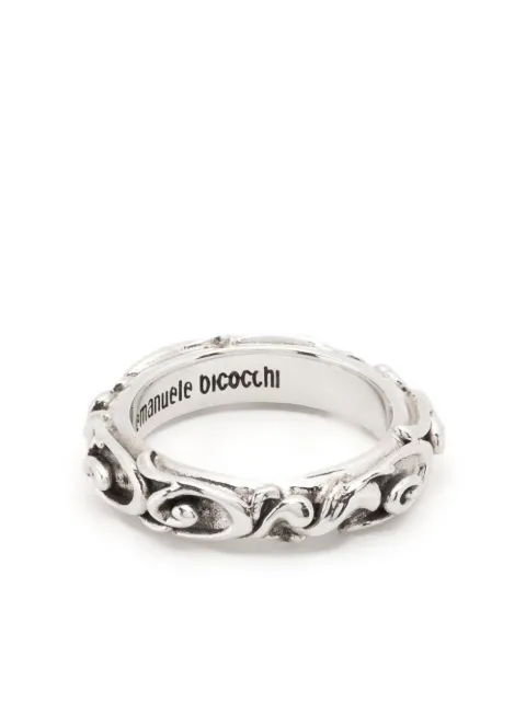 Emanuele Bicocchi Arabesque band ring Silver KLA4