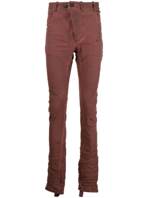 Boris Bidjan Saberi slim-cut denim jeans Red P13TFF1939DR