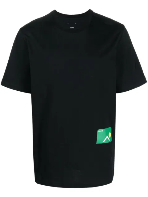 OAMC photograph-print short-sleeved T-shirt Black 23E28OAJ15COT00744001
