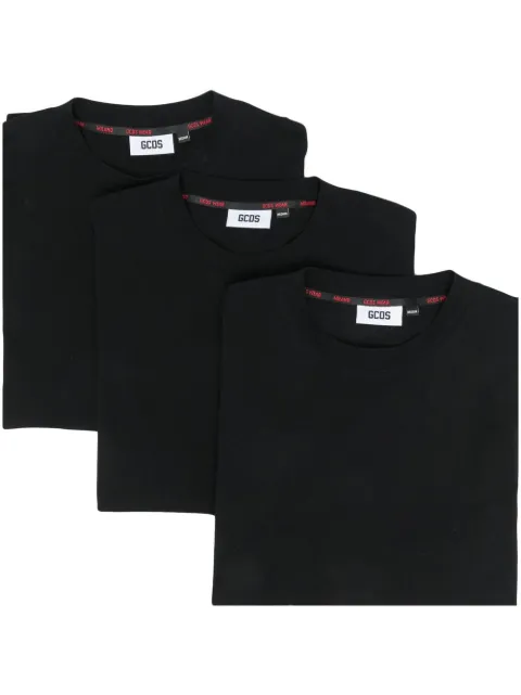 GCDS solid colour T-shirt Black A1OM2309JA3