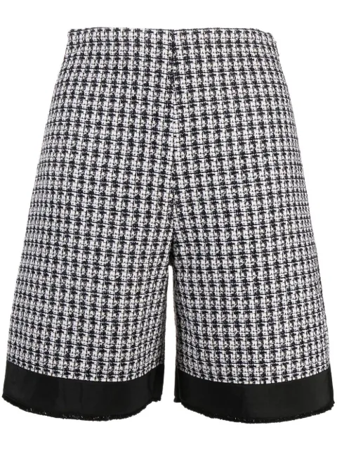 Moncler high-waisted tailored shorts Black I10932B00004596PR