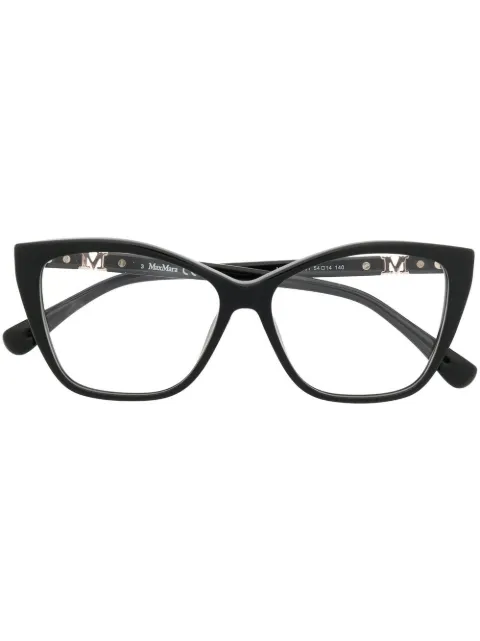 Max Mara Eyewear square frame glasses Black MM5036