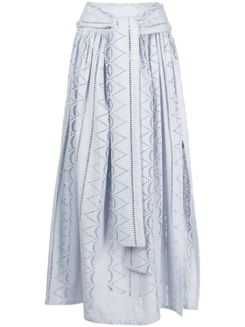 Evarae Kyla flared skirt Blue RE23KYLASKW