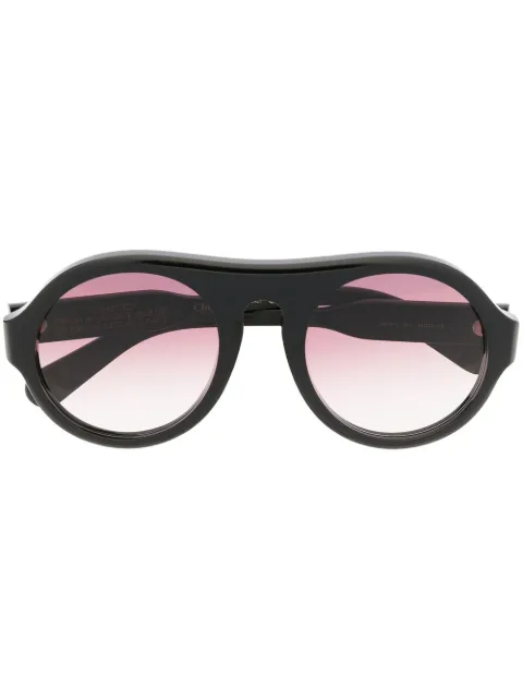 Chloé Eyewear pilot-frame gradient-lens sunglasses Black CH0151S