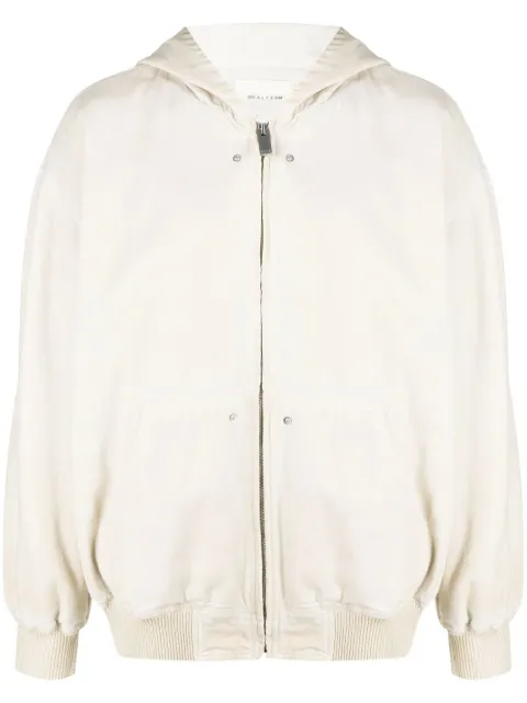 1017 ALYX 9SM zip-up hooded jacket Neutrals AAMOU0360FA01