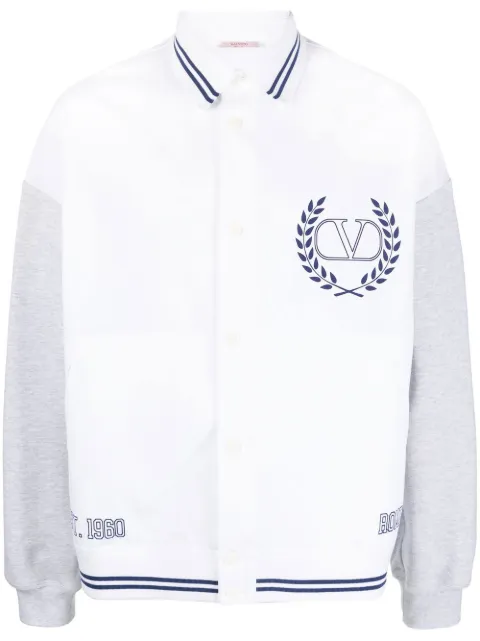 Valentino Garavani VLogo bomber jacket White VCIM4591R