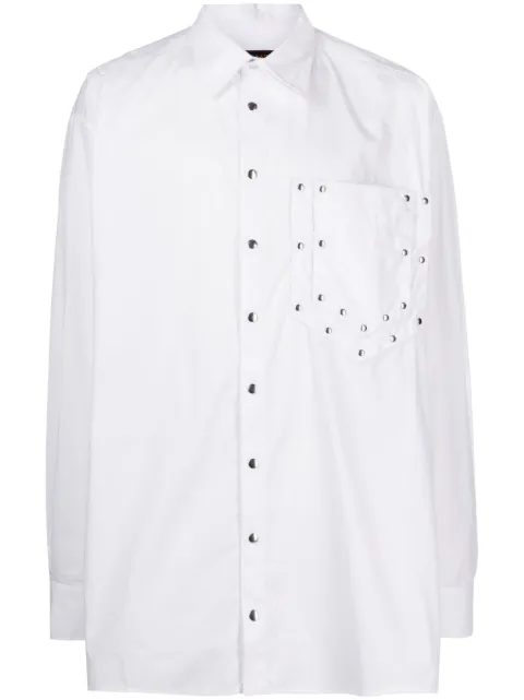 Weinsanto studded cotton shirt White WEI04B001