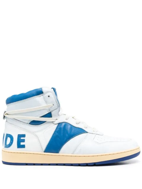 RHUDE Rhecess-Hi leather sneakers White RHSS23FO22489443
