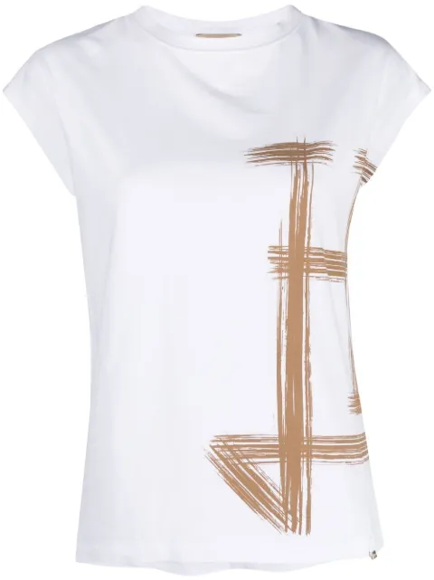Herno logo-print sleeveless top White JG000180D52009