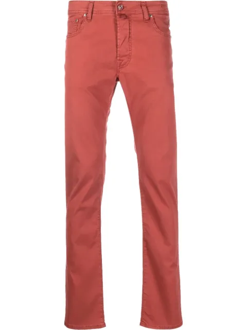 Jacob Cohën attached-scarf straight-leg jeans Red E23JCUUQE0436S3756XX