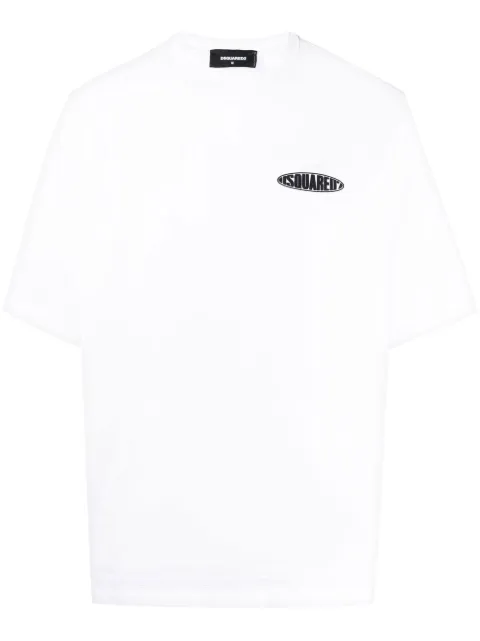 DSQUARED2 logo-print cotton T-shirt White S74GD1077S23851