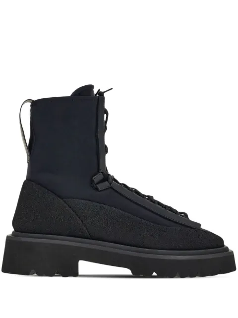 Ferragamo Hybrid Combat boots Black 760711