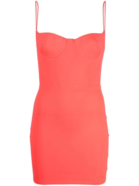Alex Perry Deacon sweetheart neckline minidress Pink D960