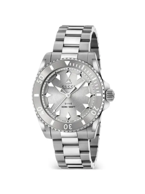 Gucci Dive 40mm watch Silver YA136354