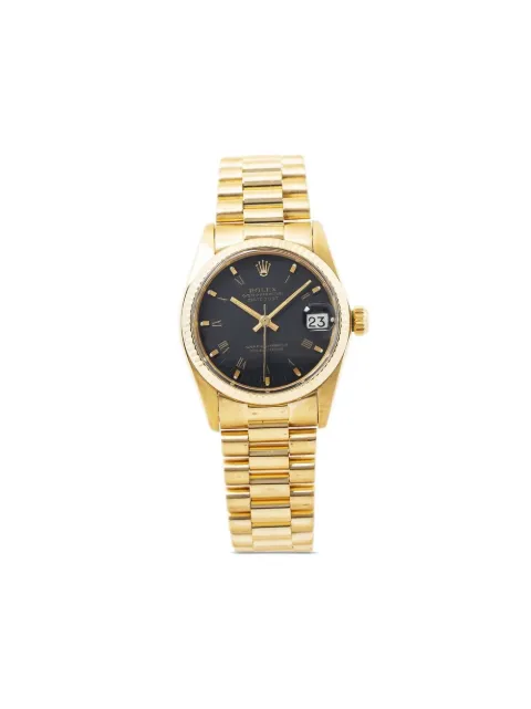 Rolex pre-owned Datejust 31mm Black 6824