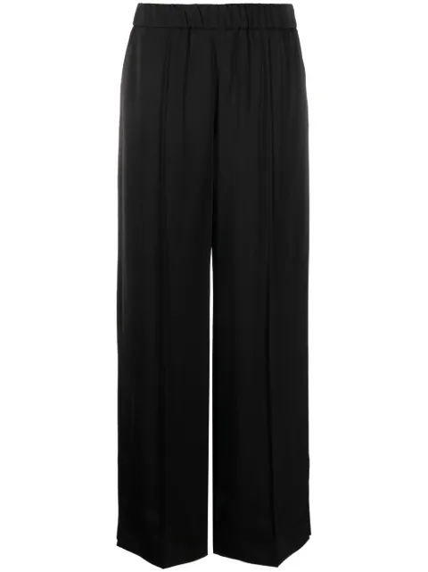 Jil Sander pressed-crease palazzo pants Black J01KA0101J65052