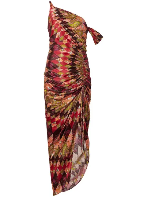 Cinq A Sept Elliana silk asymmetric dress Pink ZD19736479Z