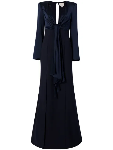 Cinq A Sept Julianne knot-detail gown Blue ZD19721062Z