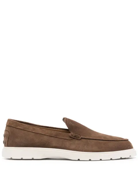 Tod's 30mm slip-on suede loafers Brown XXM59K00040RE0