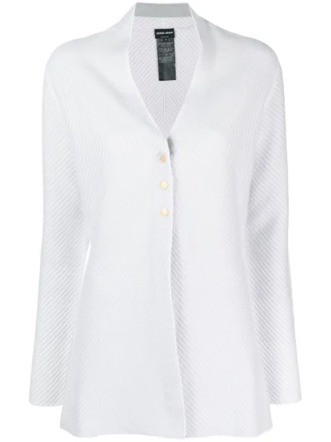 Giorgio Armani three button cardigan Blue 3RAG01AM07Z