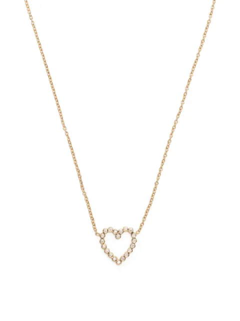 Zoë Chicco 14kt yellow gold heart diamond necklace Gold SBZHN1D