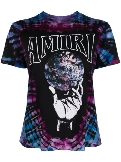AMIRI Crystal Ball tie-dye T-shirt Purple PS23WJG004