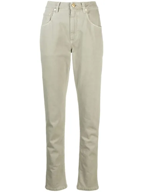 Brunello Cucinelli straight-leg tailored trousers Green M0H43P5797C8707