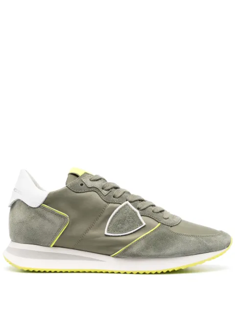 Philippe Model Paris TRPX suede low-top sneakers Green TZLDWN40