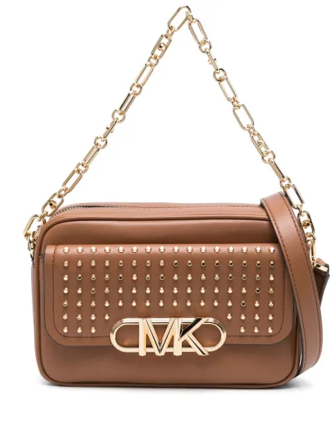 Michael Michael Kors Parker leather crossbody bag Brown 32S3G7PC8L