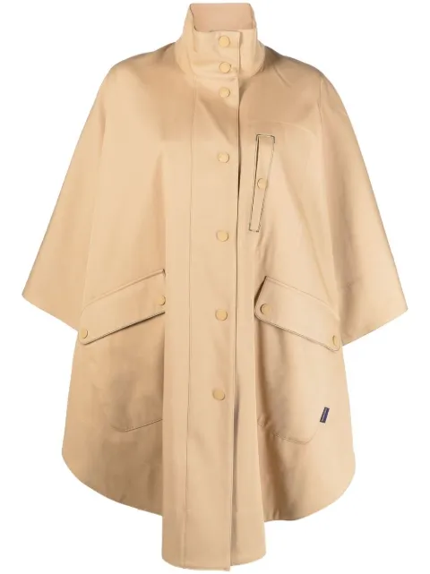 See by Chloé high-neck half-sleeved parka Neutrals CHS23SMA01002
