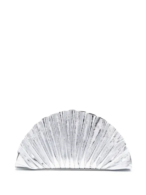 Cult Gaia Nala mini clutch bag Silver CL2092MT