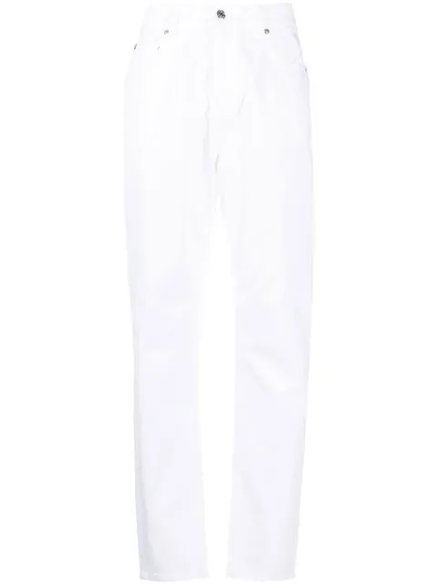 Iceberg high-waisted straight-leg jeans White 2RH16000