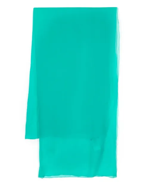 Alberta Ferretti lightweight long silk scarf Green A33011614