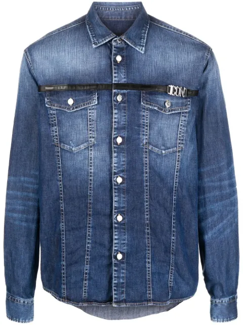DSQUARED2 faded denim shirt Blue S79DL0035S30341