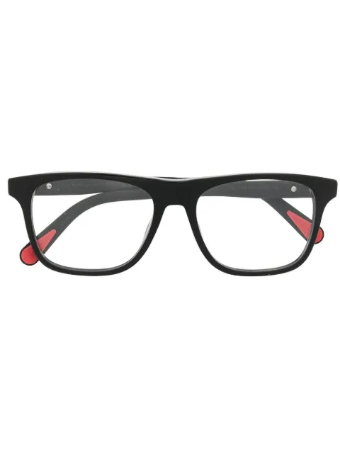Moncler Eyewear ML5161 Rectangular Eyeglasses Black ML5161