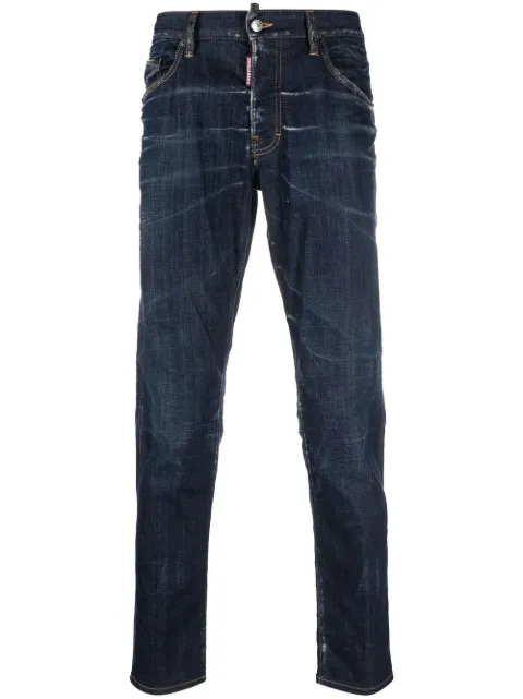 DSQUARED2 dark clean wash Skater jeans Blue S74LB1316S30342