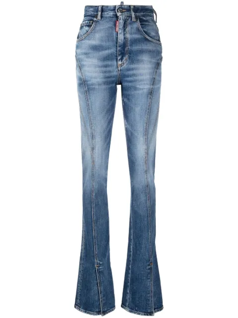 DSQUARED2 high-waisted flared jeans Blue S80LA0051S30663