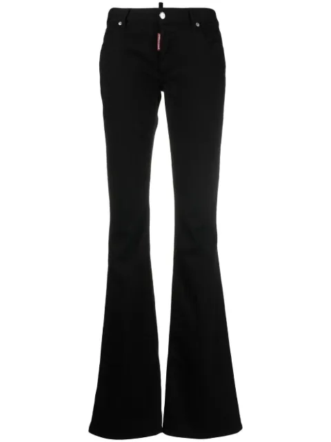 DSQUARED2 low-rise flared jeans Black S75LB0841S30806