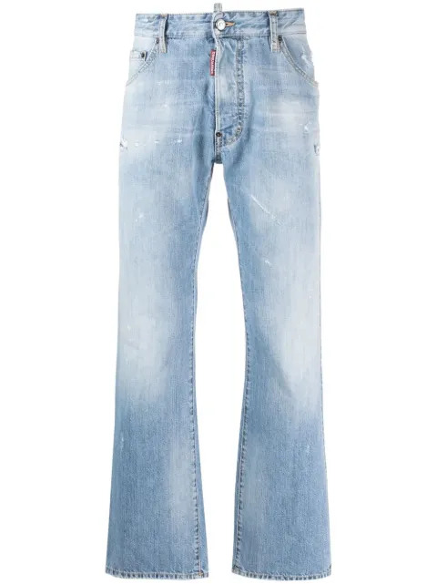DSQUARED2 light-wash straight-leg jeans Blue S74LB1383S30309