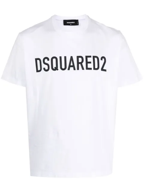 DSQUARED2 logo-print cotton T-shirt White S74GD1184S23009