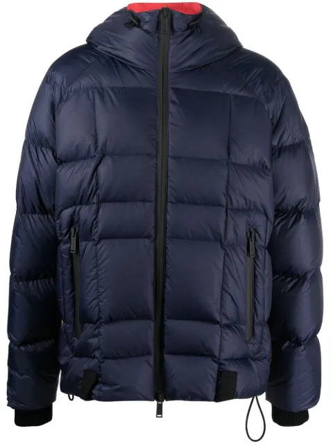DSQUARED2 logo-print padded jacket Blue S74AM1414S54056