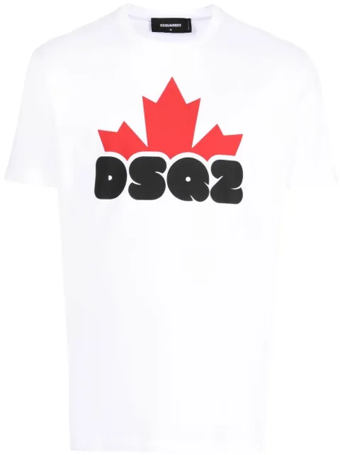 DSQUARED2 DSQ2-print short-sleeve T-shirt White S74GD1159S23009